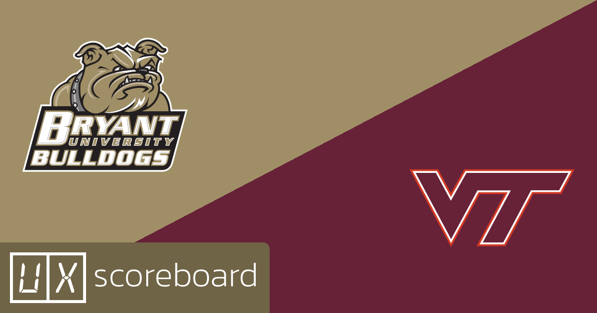 Bryant Bulldogs vs Virginia Tech Hokies game highlights
