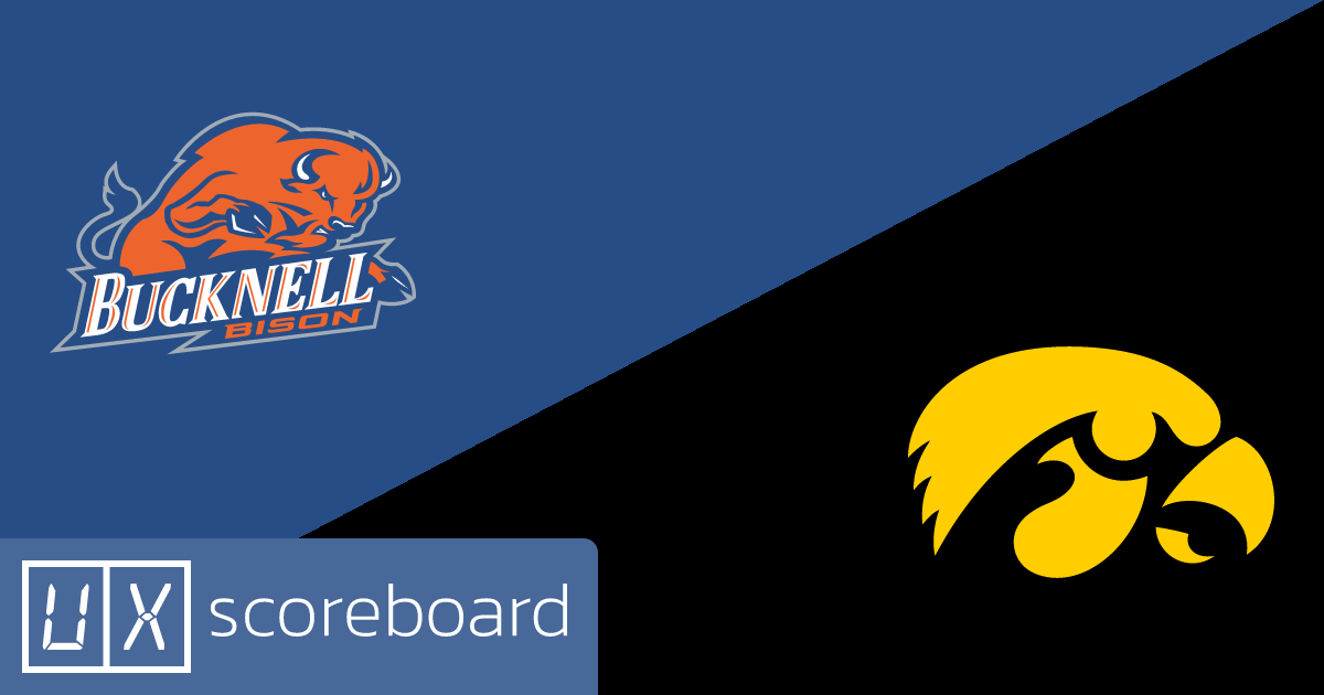 Bucknell Bison vs Iowa Hawkeyes game highlights