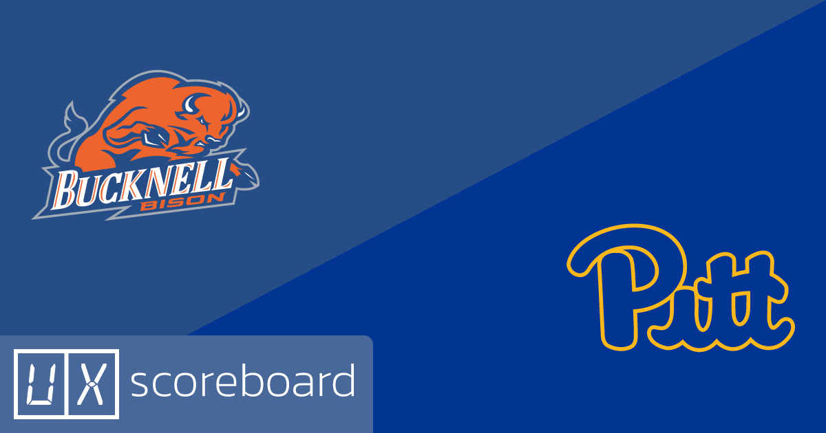 Bucknell Bison vs Pittsburgh Panthers game highlights