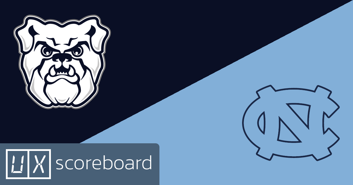 Butler Bulldogs vs North Carolina Tar Heels game highlights