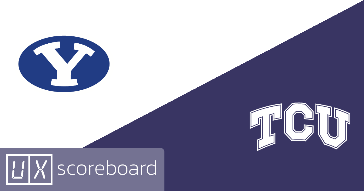 BYU Cougars vs TCU Horned Frogs game highlights