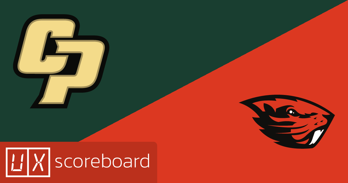 Cal Poly Mustangs vs Oregon State Beavers game highlights