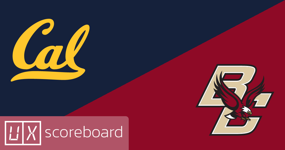 California Golden Bears vs Boston College Eagles game highlights
