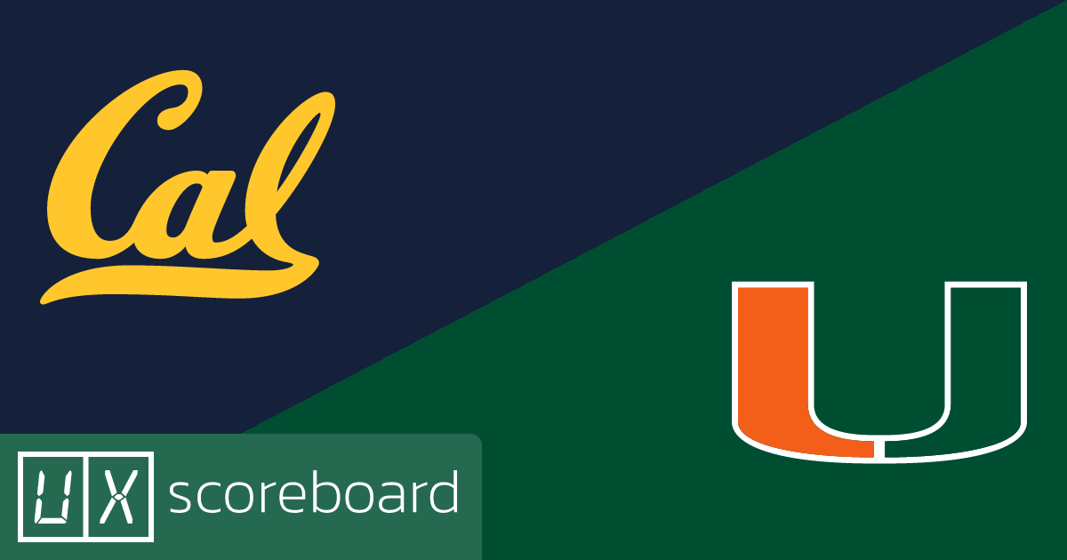 California Golden Bears vs Miami Hurricanes game highlights