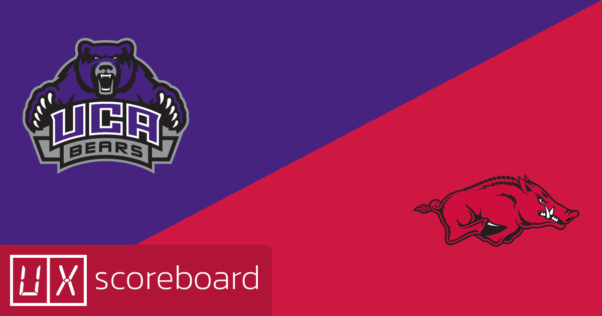 Central Arkansas Bears vs Arkansas Razorbacks game highlights