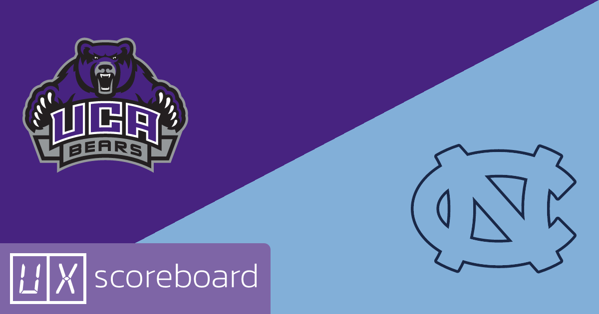 Central Arkansas Bears vs North Carolina Tar Heels game highlights