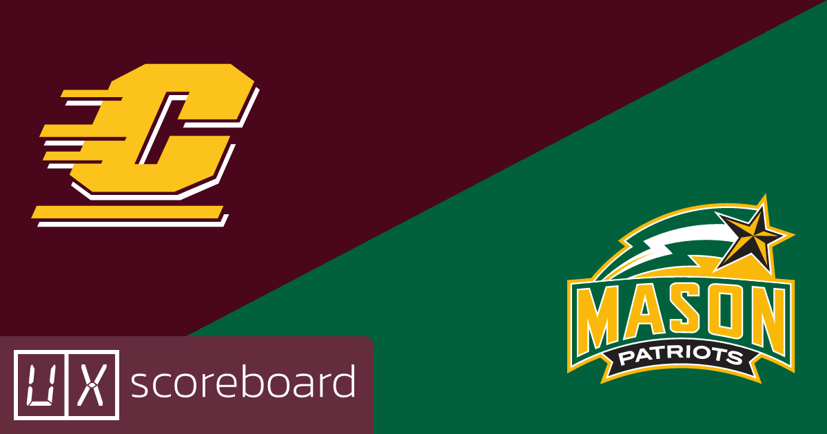 Central Michigan Chippewas vs George Mason Patriots game highlights