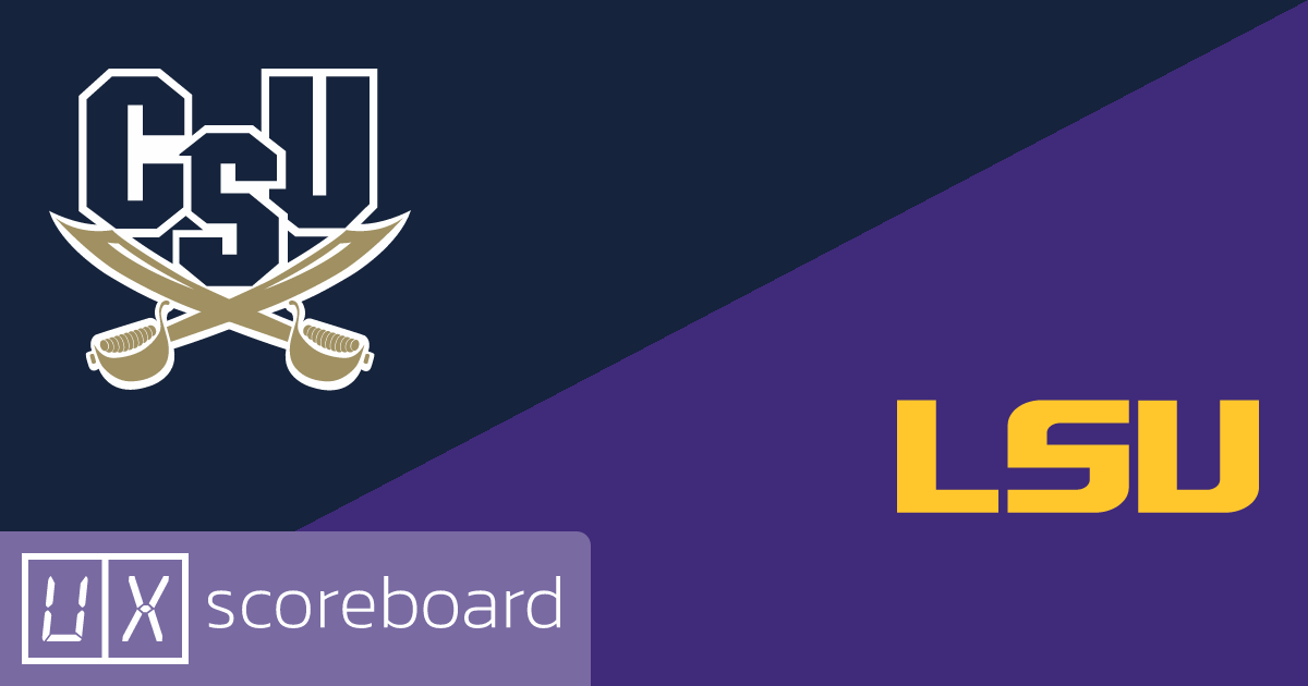 Charleston Southern Buccaneers vs LSU Tigers game highlights