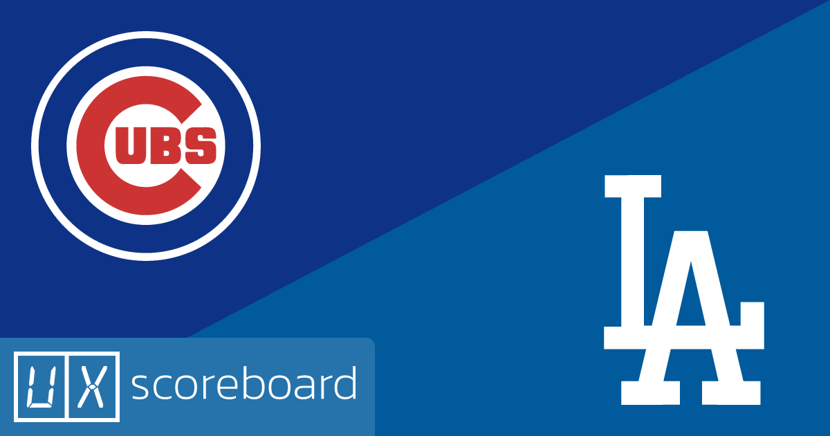 Chicago Cubs vs Los Angeles Dodgers game highlights