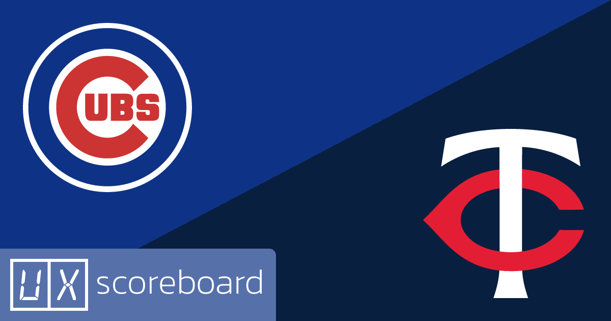 Chicago Cubs vs Minnesota Twins game highlights