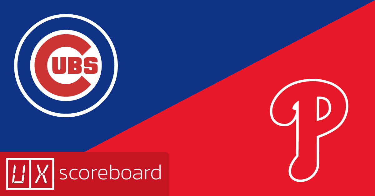 Chicago Cubs vs Philadelphia Phillies game highlights