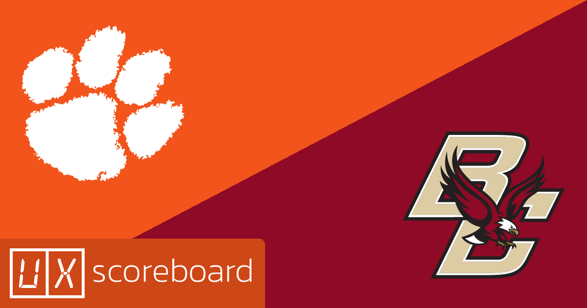Clemson Tigers vs Boston College Eagles game highlights