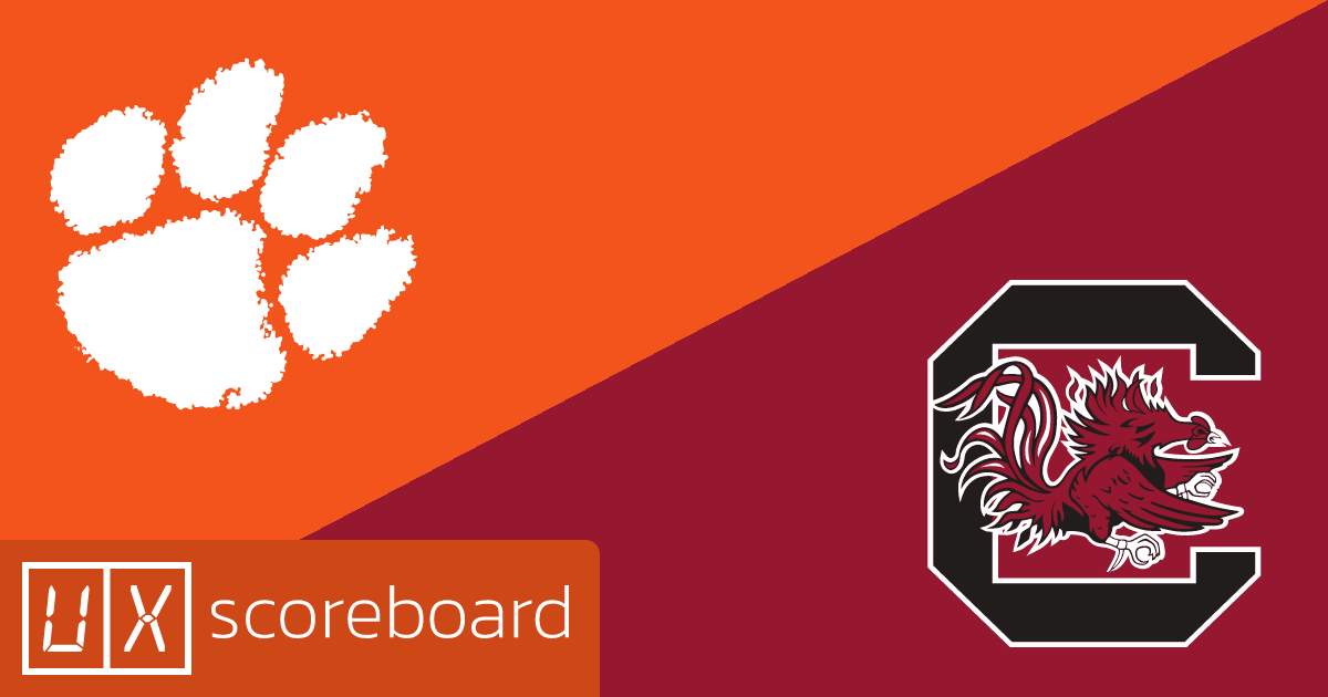 Clemson Tigers vs South Carolina Gamecocks game highlights