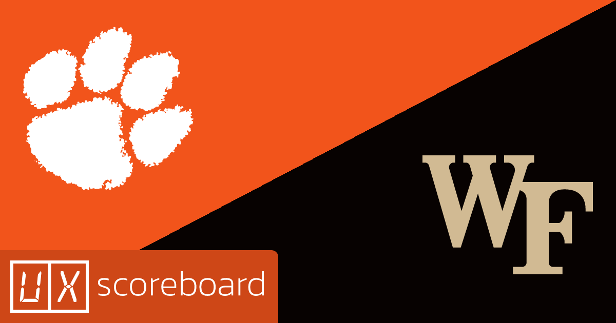 Clemson Tigers vs Wake Forest Demon Deacons game highlights
