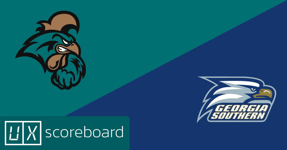 Coastal Carolina Chanticleers vs Georgia Southern Eagles game highlights