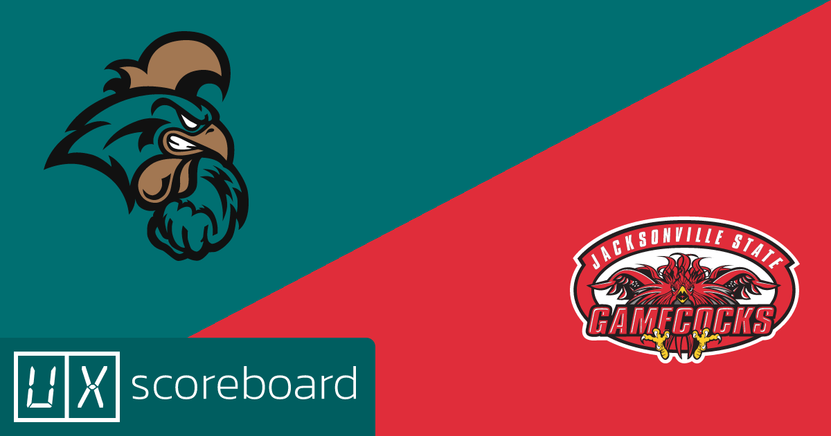Coastal Carolina Chanticleers vs Jacksonville State Gamecocks game highlights