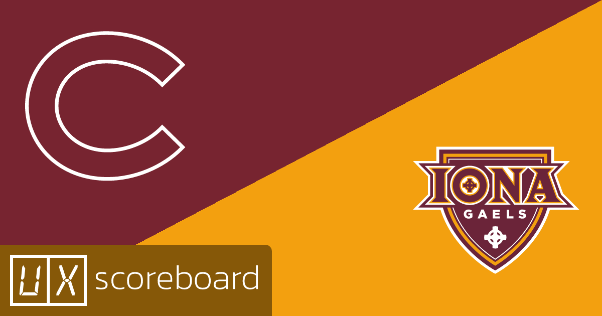 Colgate Raiders vs Iona Gaels game highlights
