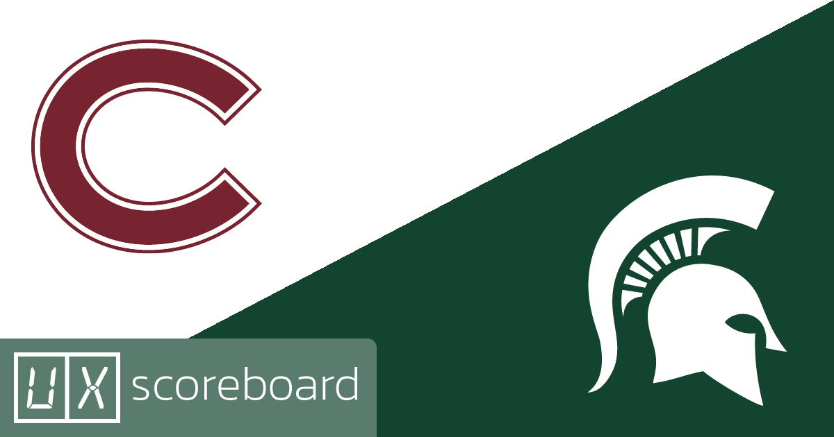 Colgate Raiders vs Michigan State Spartans game highlights