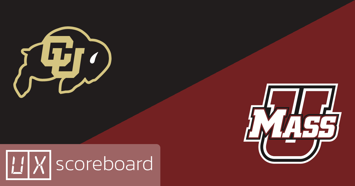 Colorado Buffaloes vs UMass Minutemen game highlights