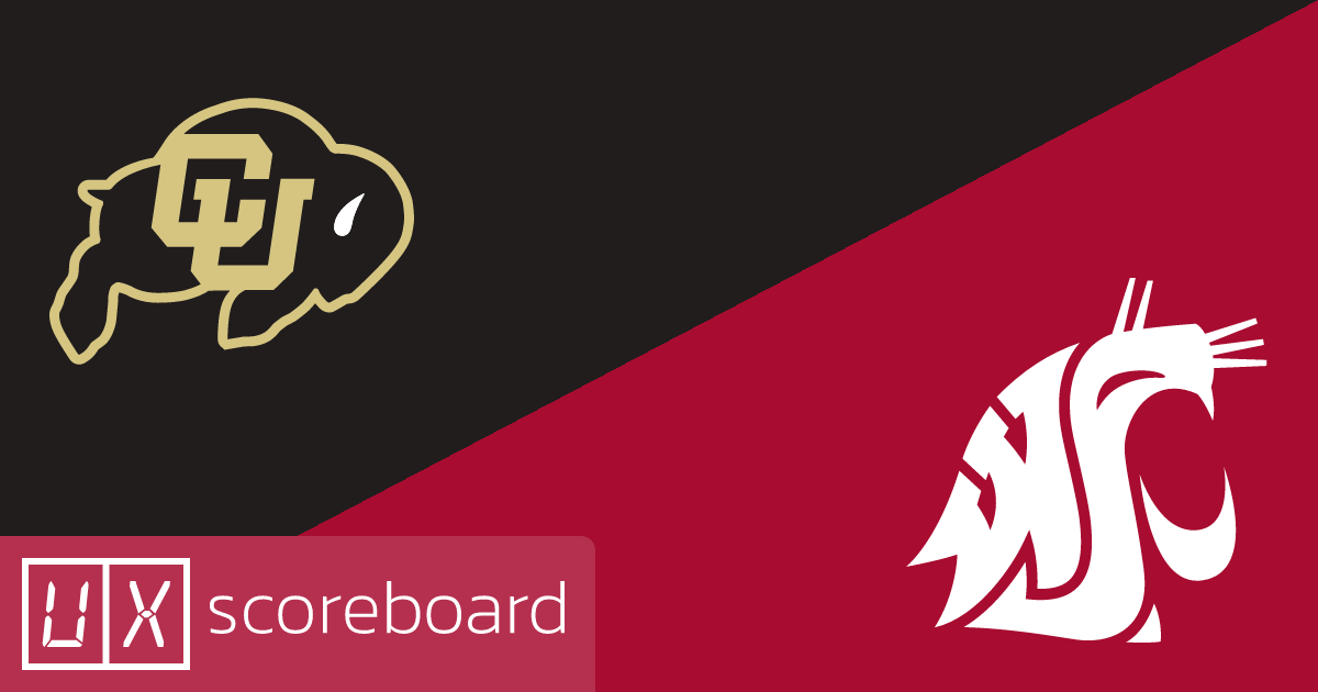 Colorado Buffaloes vs Washington State Cougars game highlights