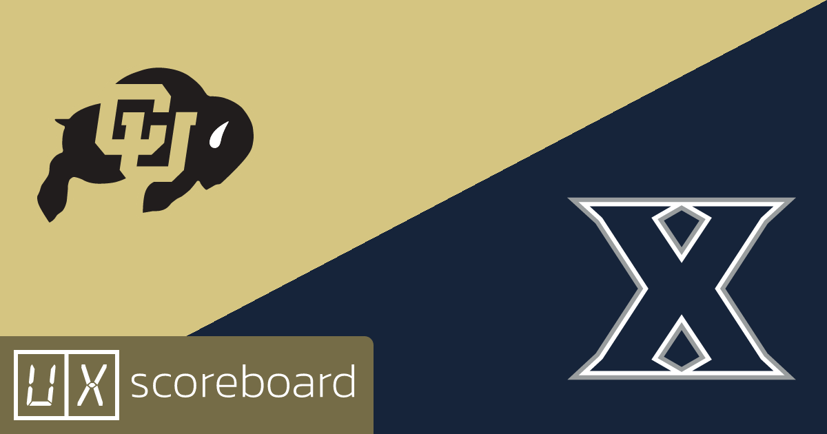 Colorado Buffaloes vs Xavier Musketeers game highlights