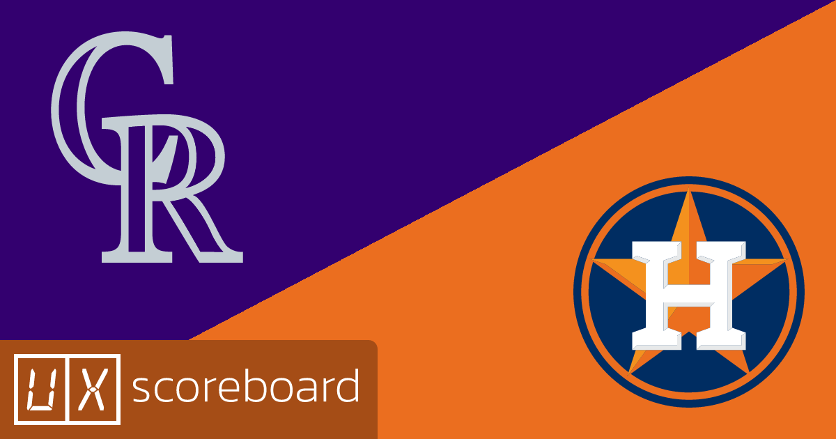 Colorado Rockies vs Houston Astros game highlights