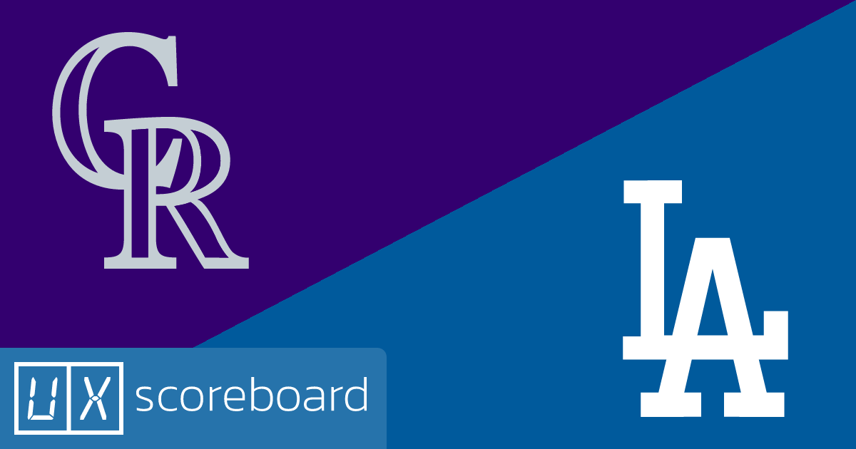 Colorado Rockies vs Los Angeles Dodgers game highlights
