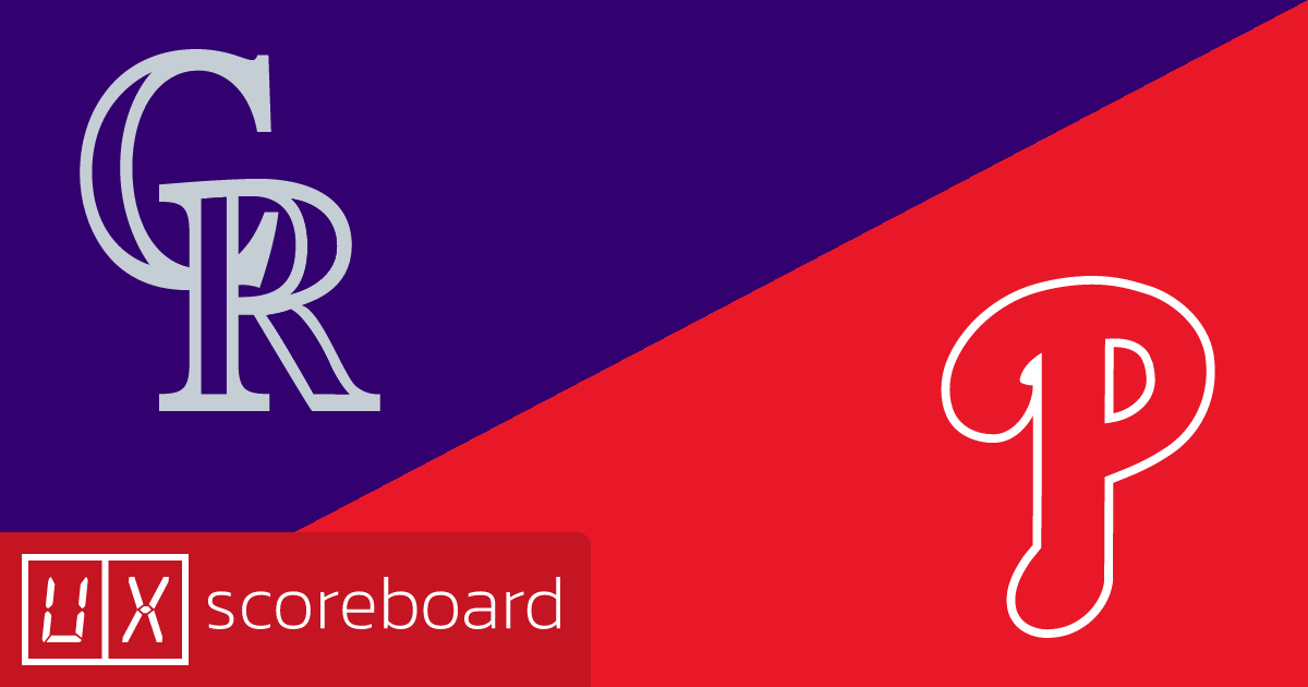 Colorado Rockies vs Philadelphia Phillies game highlights