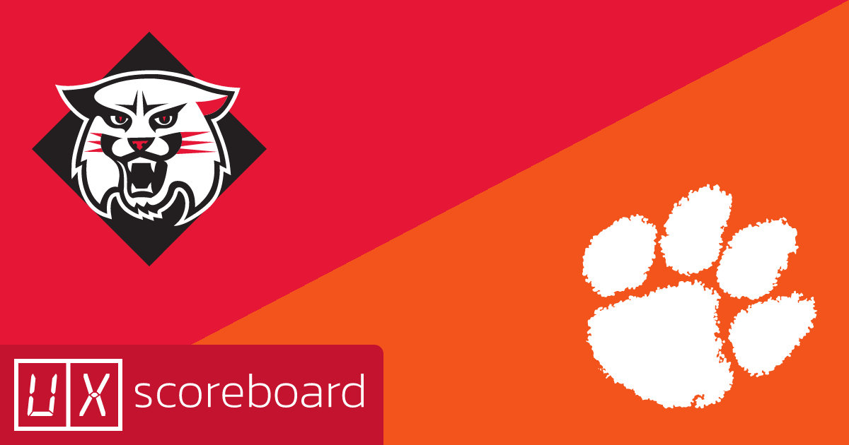 Davidson Wildcats vs Clemson Tigers game highlights