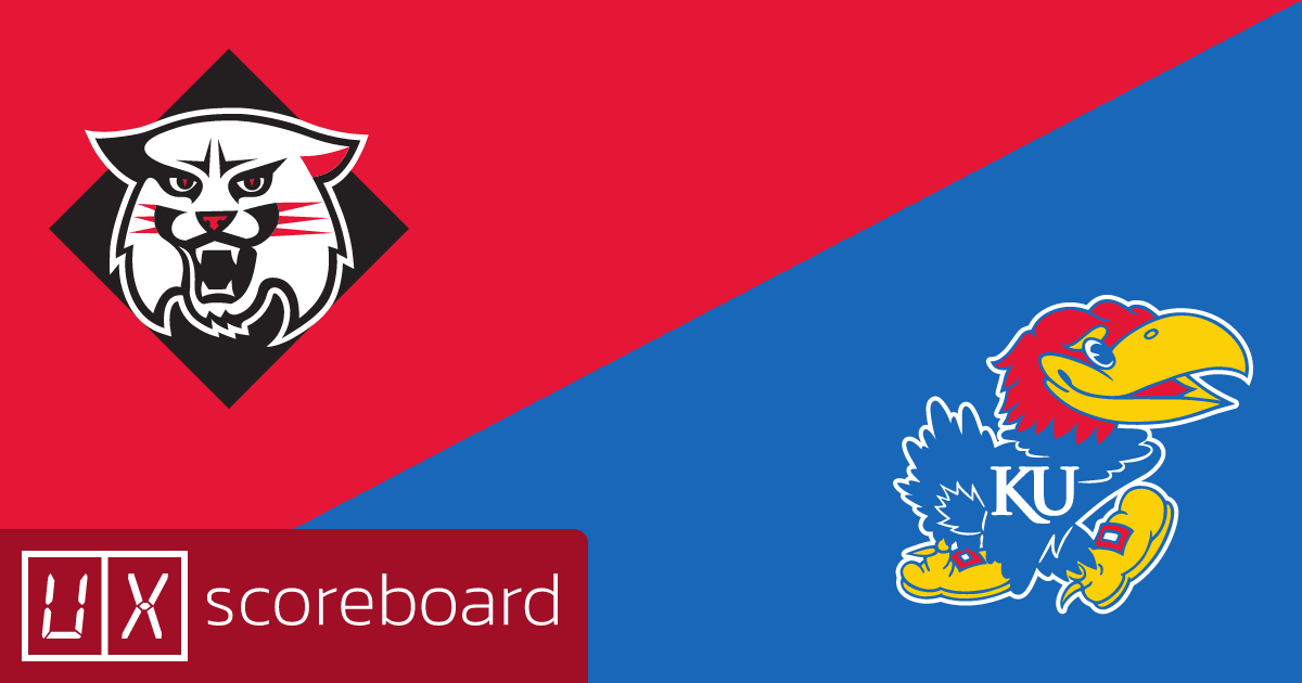 Davidson Wildcats vs Kansas Jayhawks game highlights