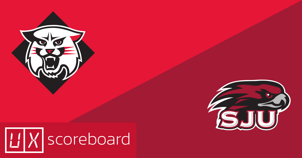 Davidson Wildcats vs Saint Joseph's Hawks game highlights