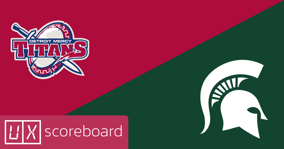 Detroit Mercy Titans vs Michigan State Spartans game highlights