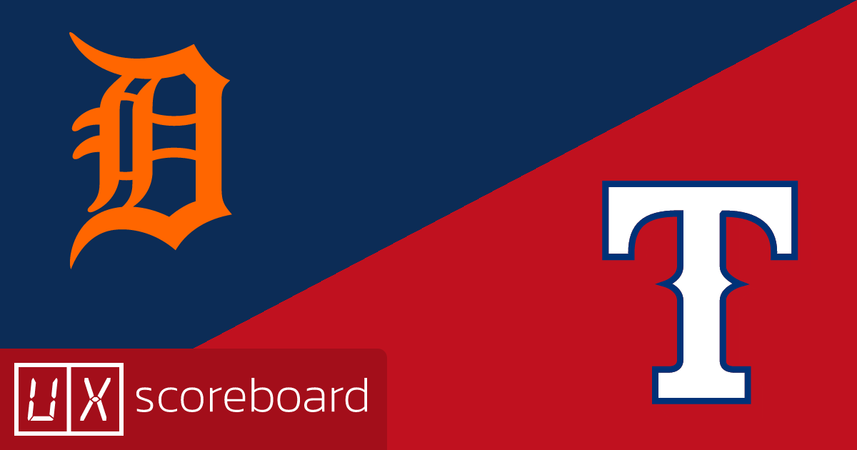 Detroit Tigers vs Texas Rangers game highlights