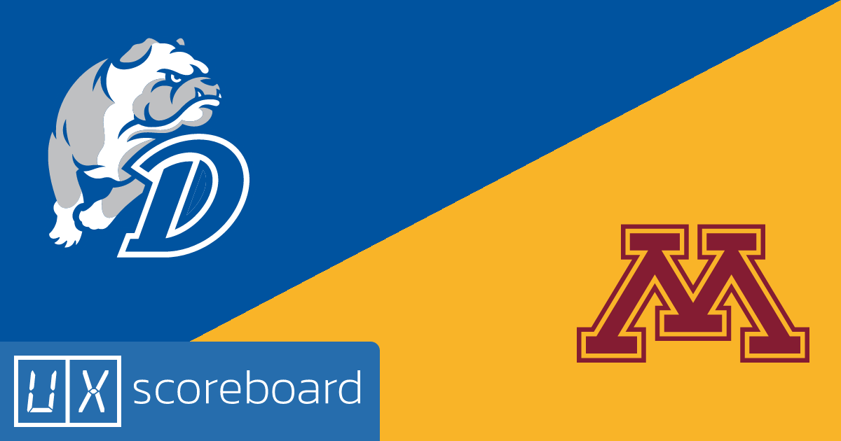 Drake Bulldogs vs Minnesota Golden Gophers game highlights