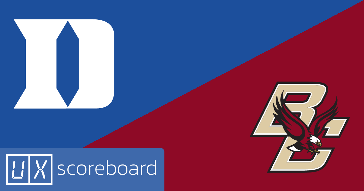 Duke Blue Devils vs Boston College Eagles game highlights