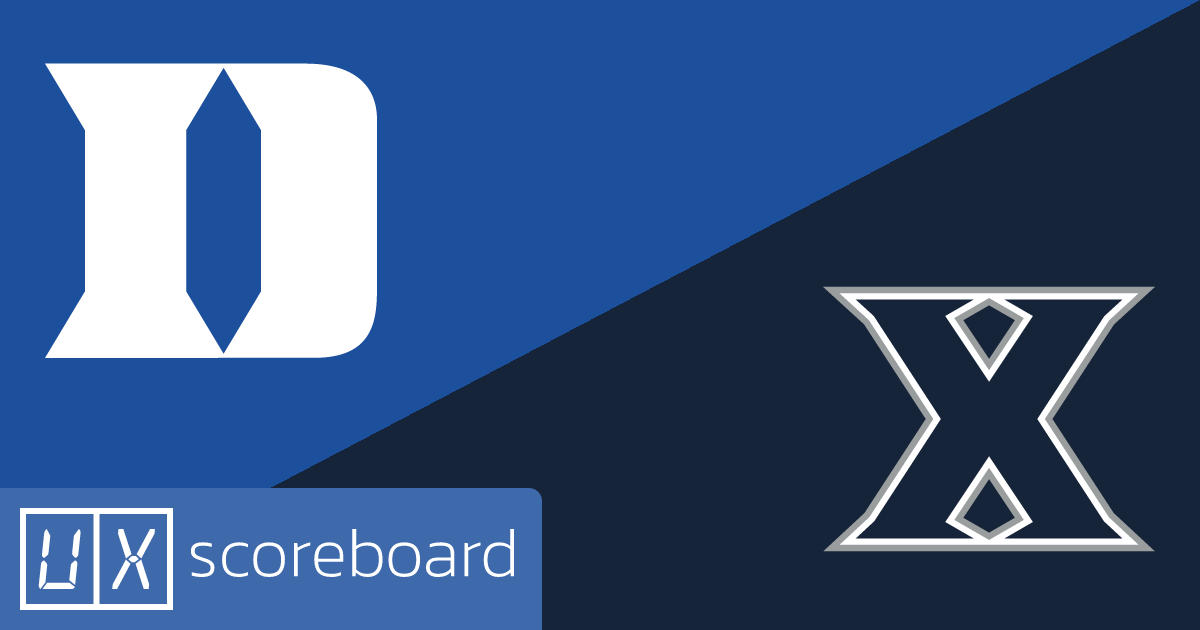 Duke Blue Devils vs Xavier Musketeers game highlights