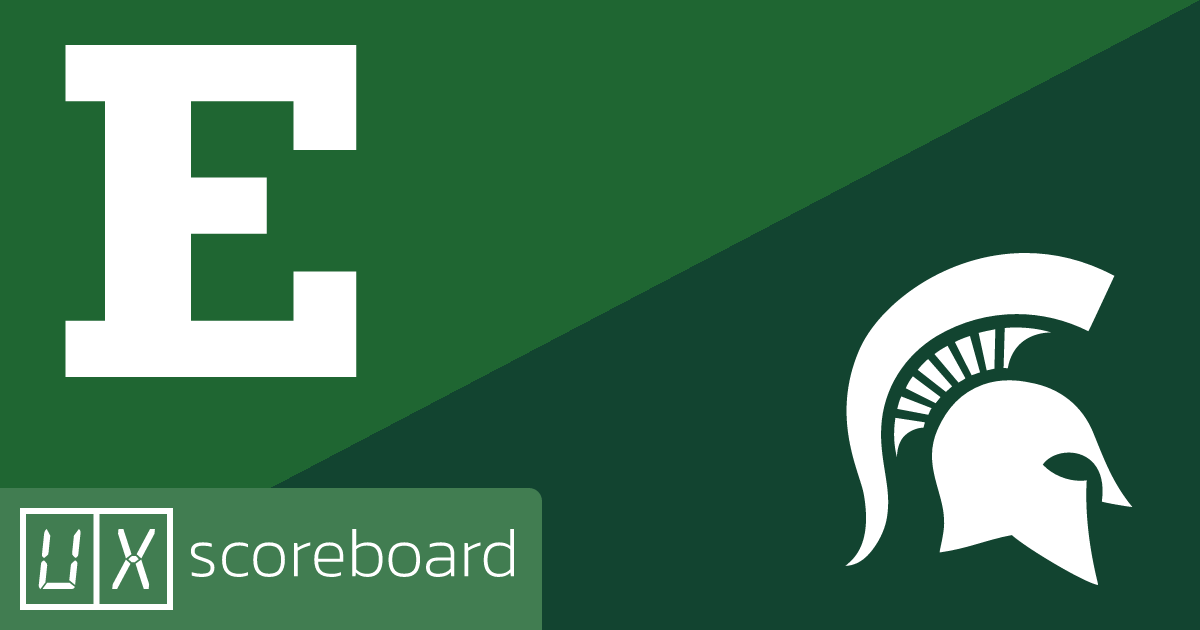 Eastern Michigan Eagles vs Michigan State Spartans game highlights