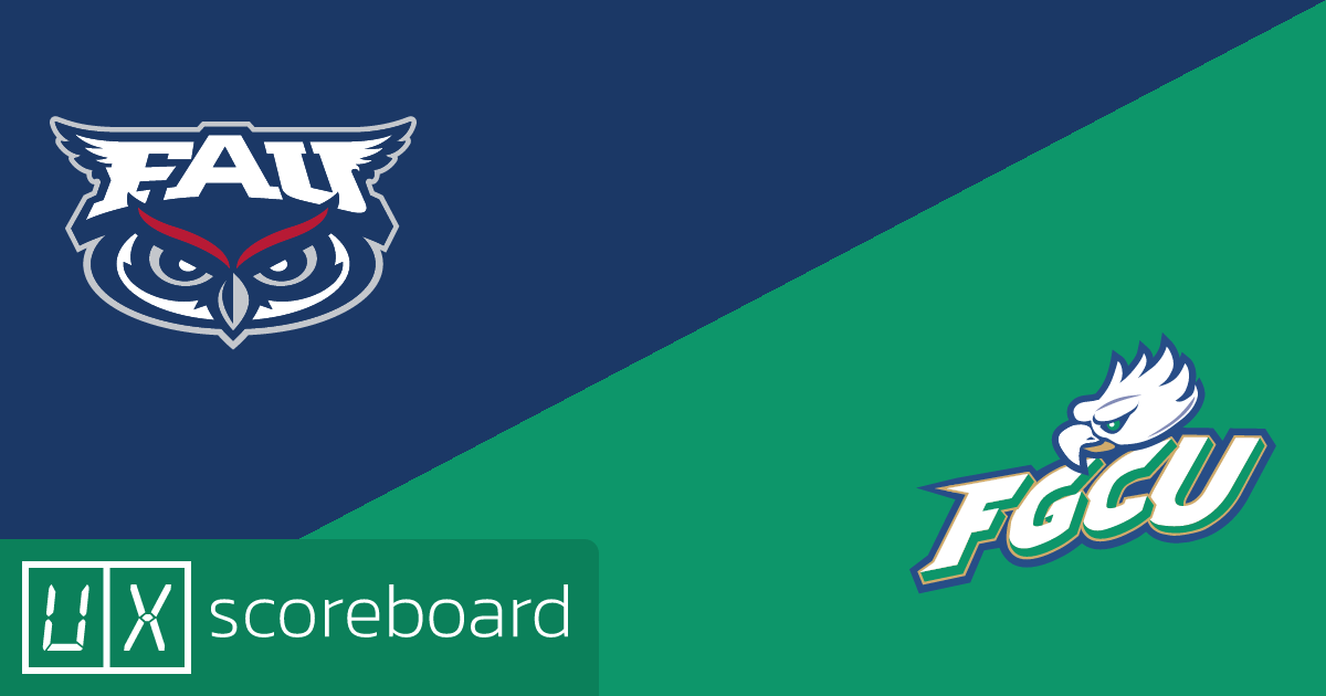 Florida Atlantic Owls vs Florida Gulf Coast Eagles game highlights