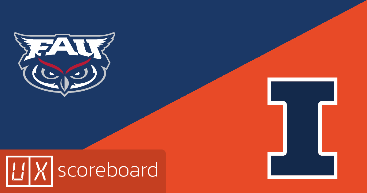 Florida Atlantic Owls vs Illinois Fighting Illini game highlights