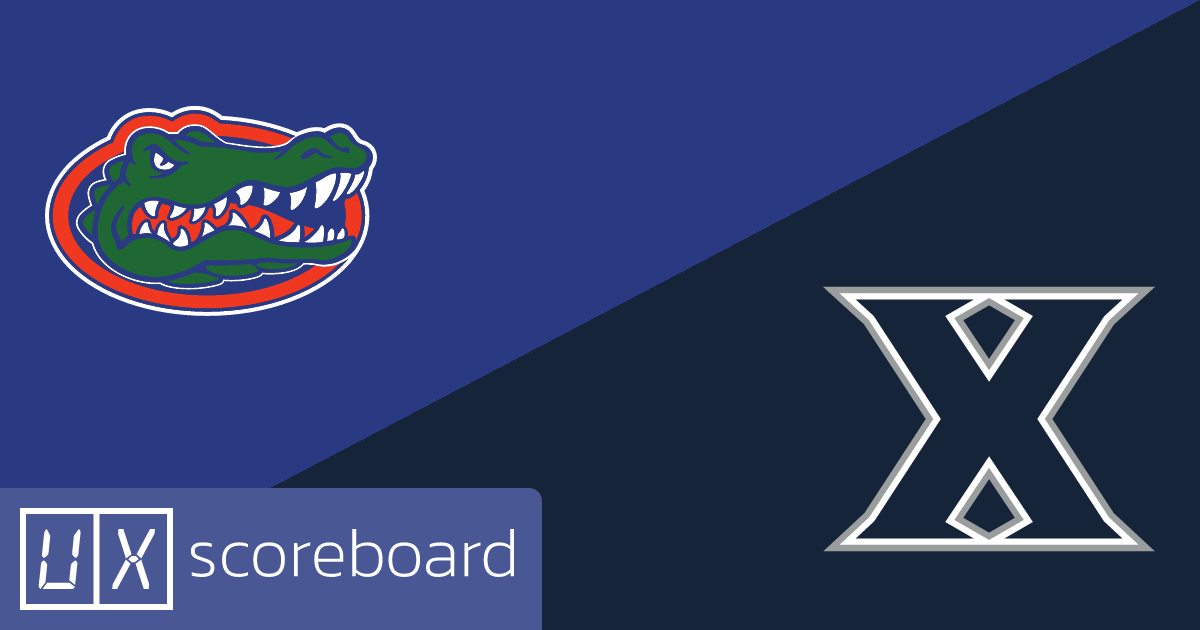 Florida Gators vs Xavier Musketeers game highlights