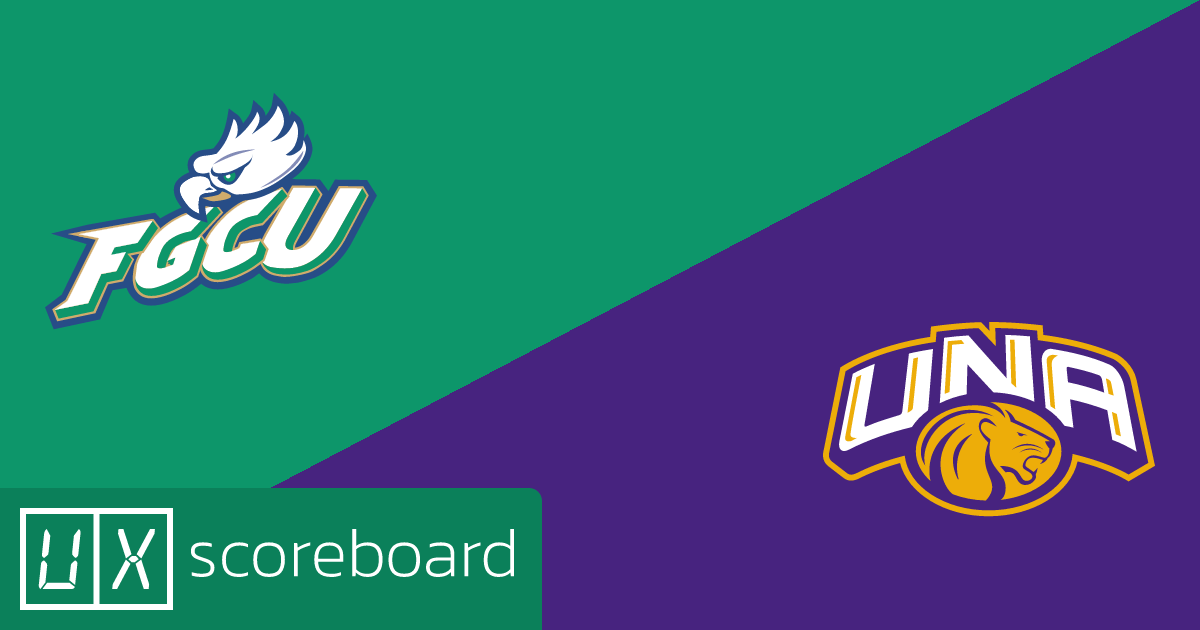 Florida Gulf Coast Eagles vs North Alabama Lions game highlights