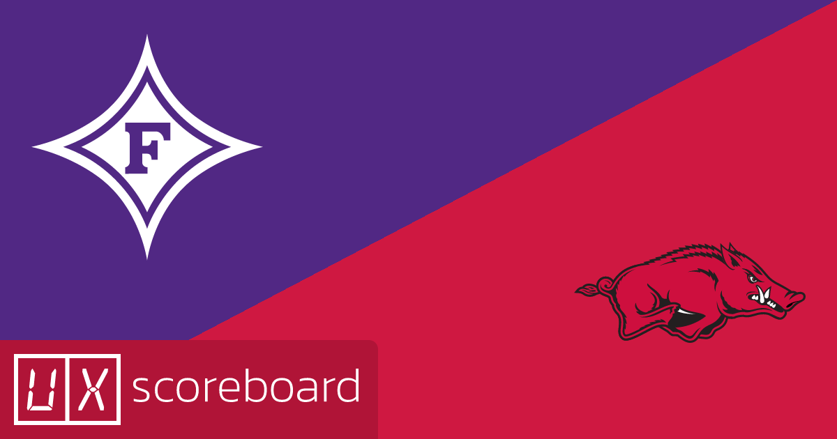 Furman Paladins vs Arkansas Razorbacks game highlights