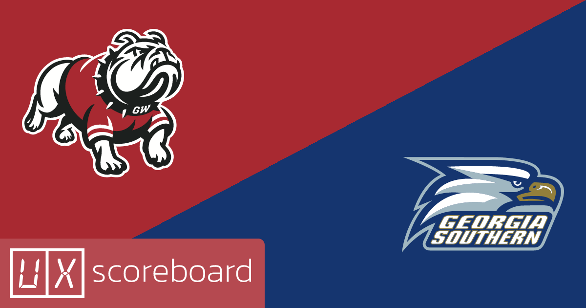 Gardner-Webb Runnin' Bulldogs vs Georgia Southern Eagles game highlights