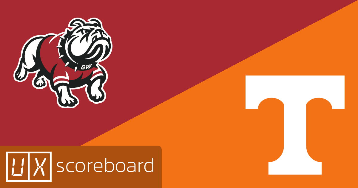 Gardner-Webb Runnin' Bulldogs vs Tennessee Volunteers game highlights