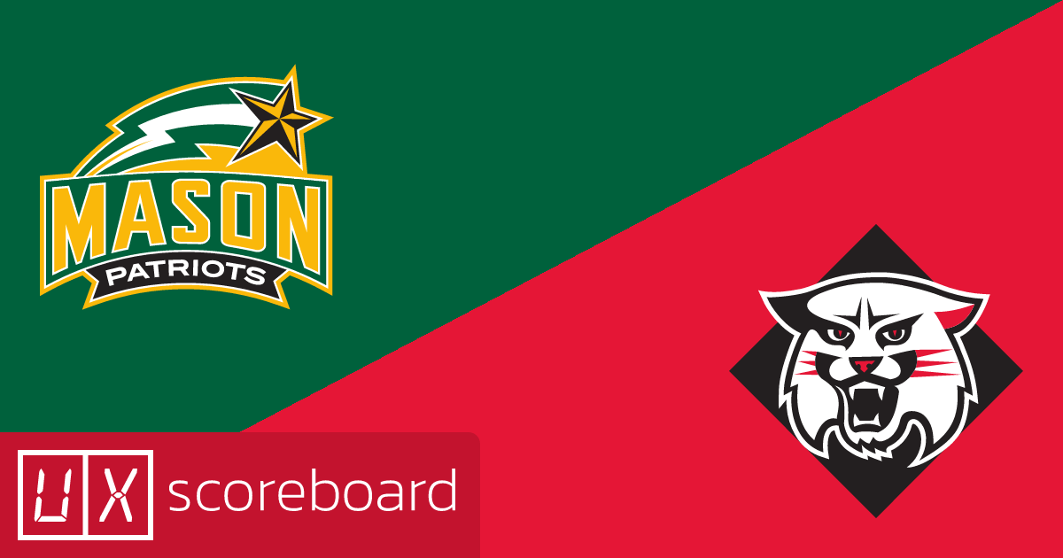 George Mason Patriots vs Davidson Wildcats game highlights