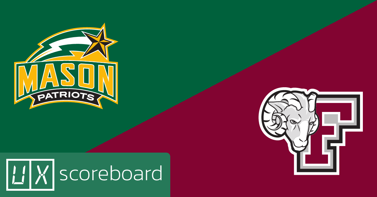 George Mason Patriots vs Fordham Rams game highlights