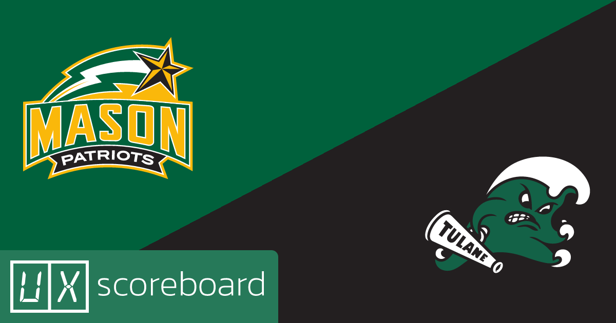 George Mason Patriots vs Tulane Green Wave game highlights