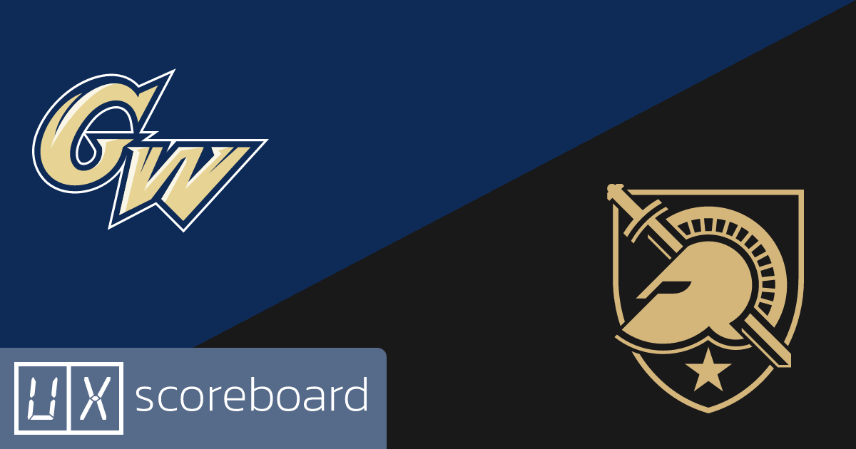 George Washington Revolutionaries vs Army Black Knights game highlights