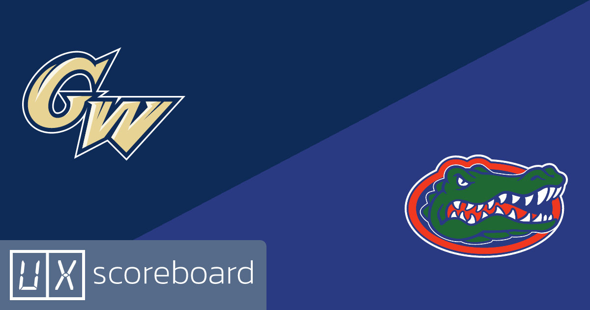 George Washington Revolutionaries vs Florida Gators game highlights