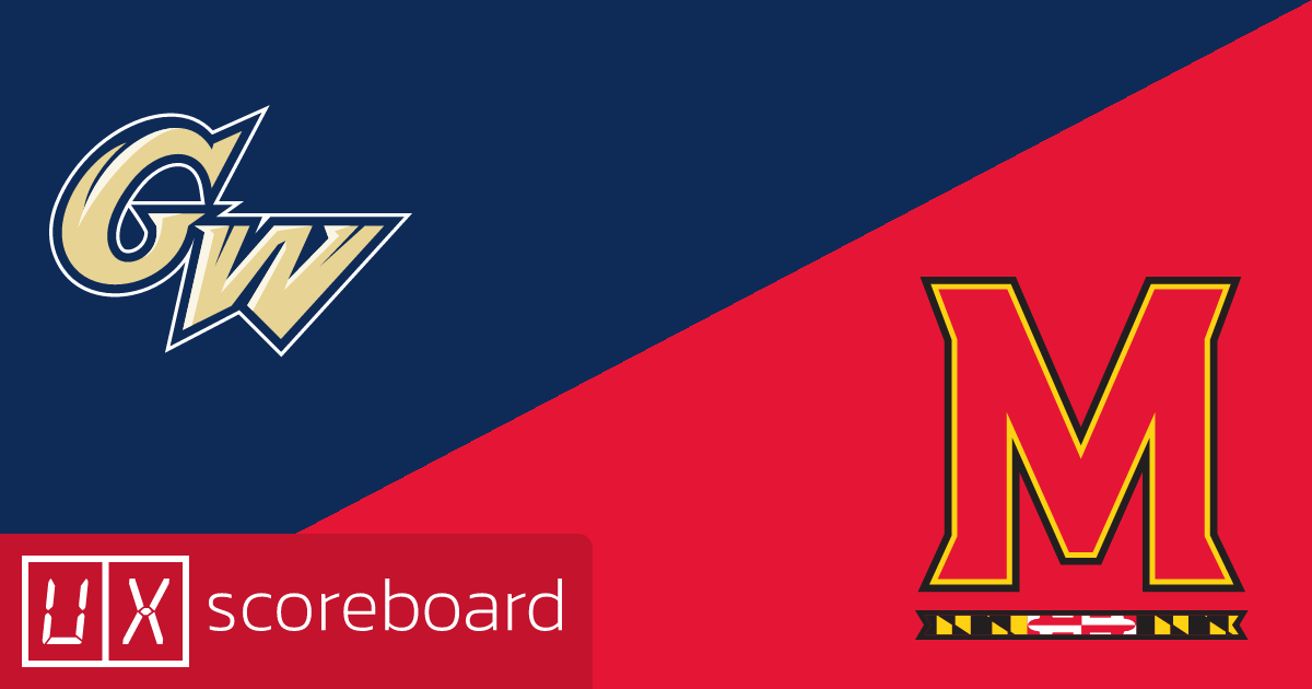 George Washington Revolutionaries vs Maryland Terrapins game highlights